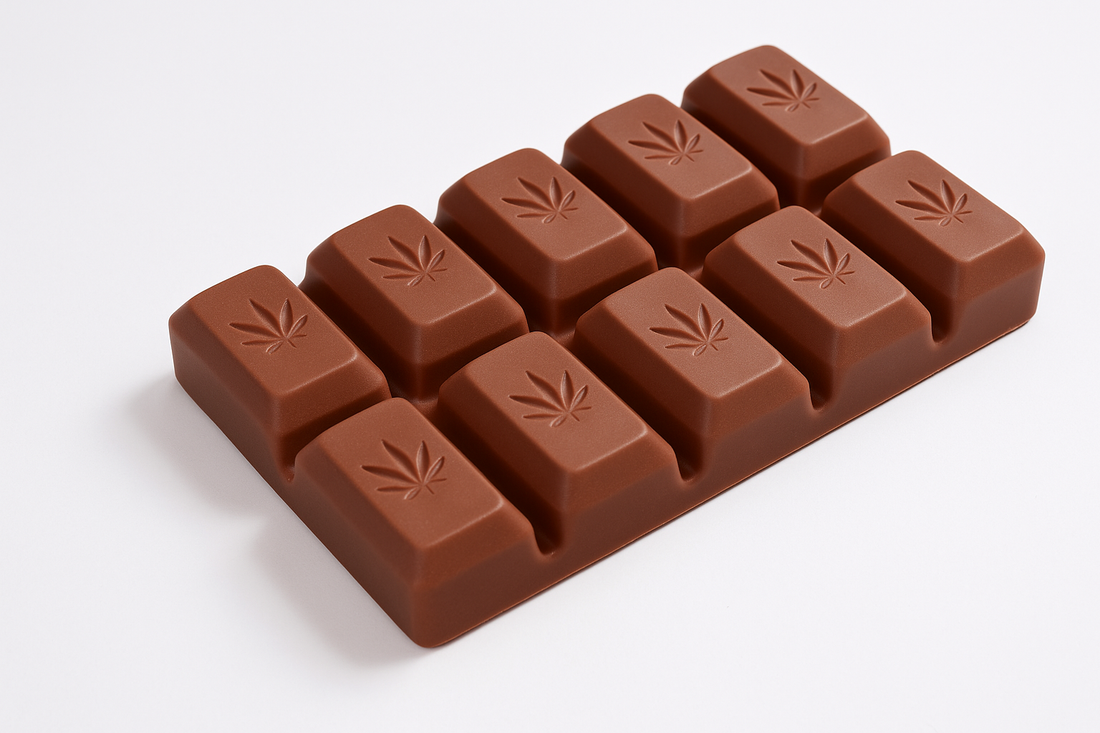 THC + CBD Milk Chocolate Bar | 10mg THC + 250mg CBD Pieces